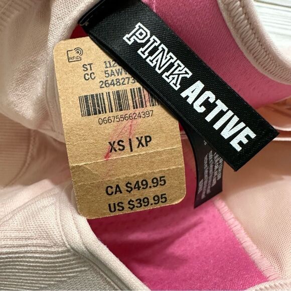 VICTORIA’S SECRET PINK ACTIVE HIGH IMPACT SEAMLESS LIGHTLY LINED SPORTS BRA XS - Picture 9 of 11